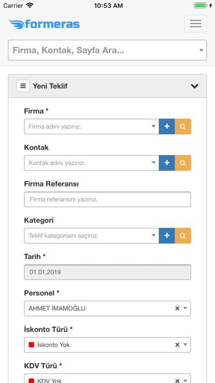 Formeras CRM screenshot-4