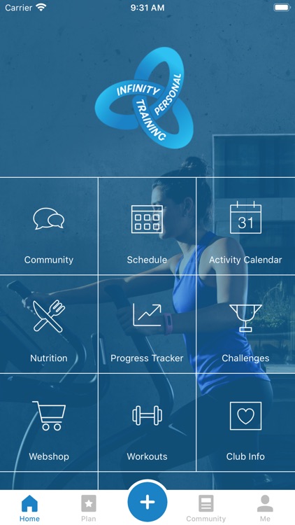 Infinity Personal Training App
