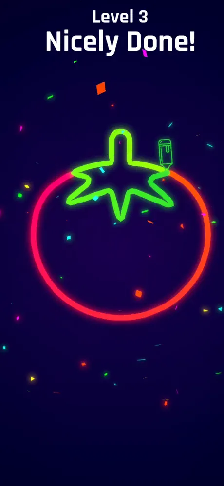 Neon Paint 3D Art
