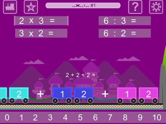 Math Learning Train iPad screenshot 7 - Education app