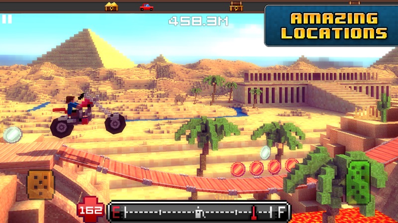 Blocky Roads Adventure screenshot 1