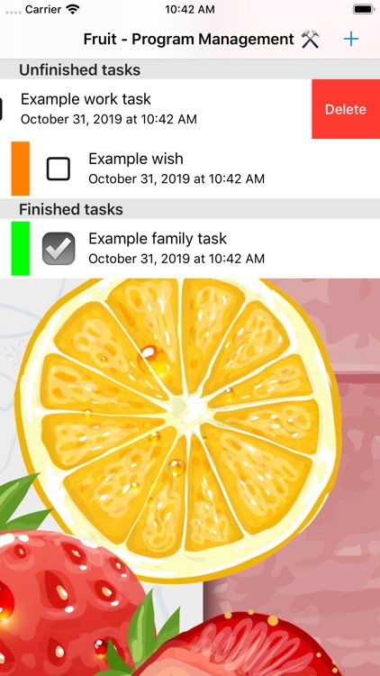 Fruit - Program Management
