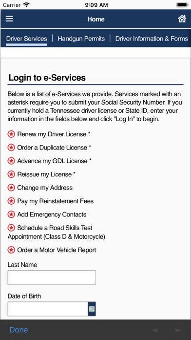 TN Driver Services screenshot 2