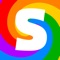In Spellr, letters fall down from the top of the screen to the bottom with increasing speed