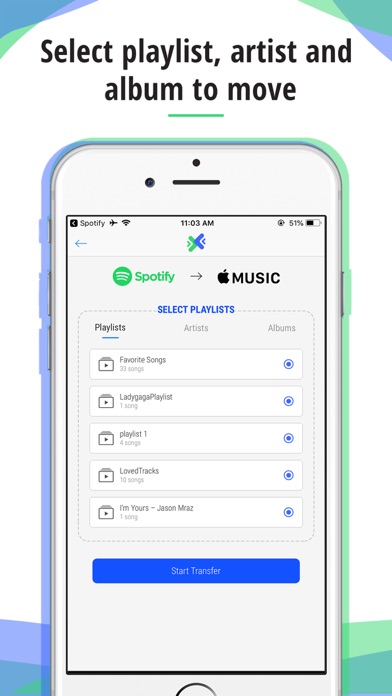 SoundMove - Playlists Transfer screenshot 2