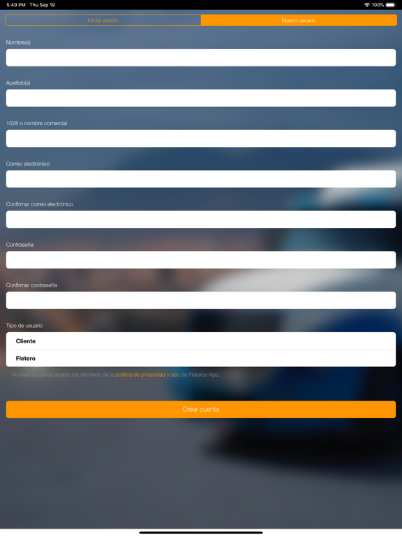 Screenshot #5 pour Fleteros App