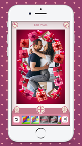 Love Photo Frames & Stickers screenshot