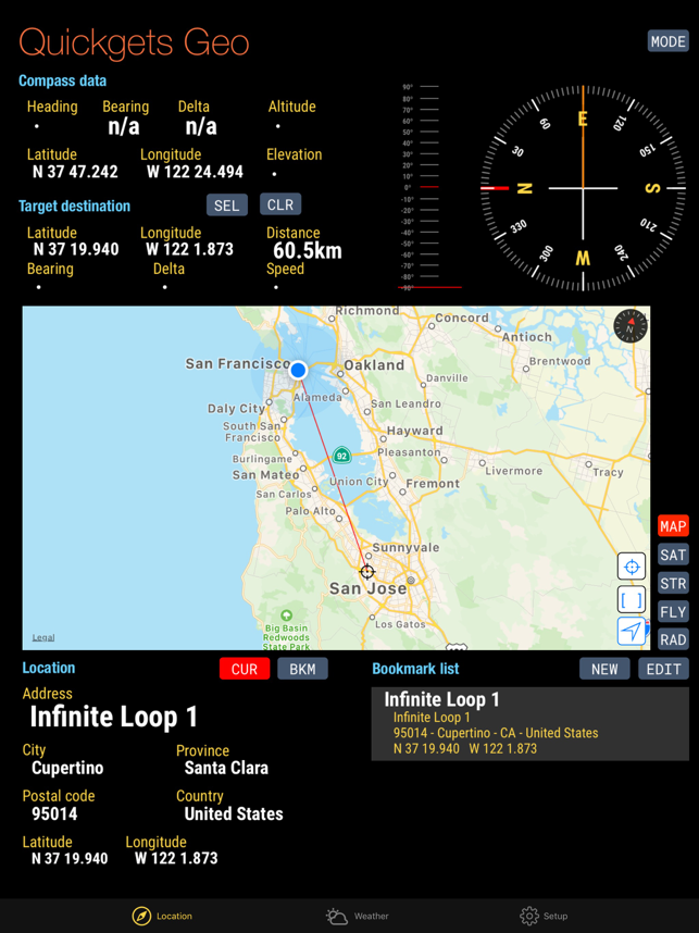 ‎Quickgets Geo: geodata widgets Screenshot