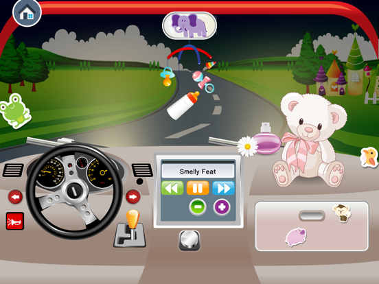 Baby Car Driving App 4 Toddler iPad screenshot