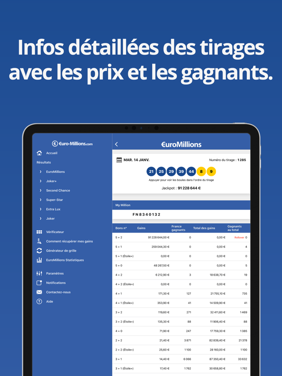 Screenshot #5 pour EuroMillions