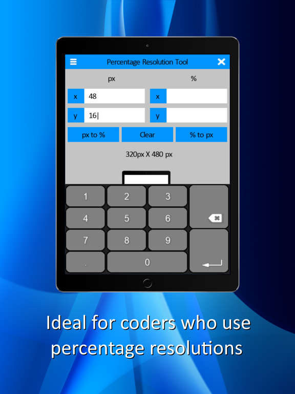 Screenshot #5 pour Percentage Resolution Tool