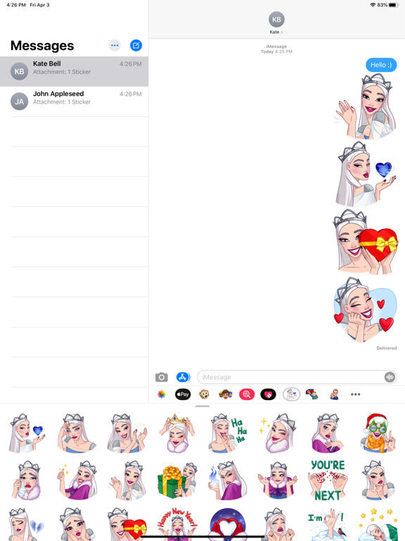 The Snow Queen Stickers