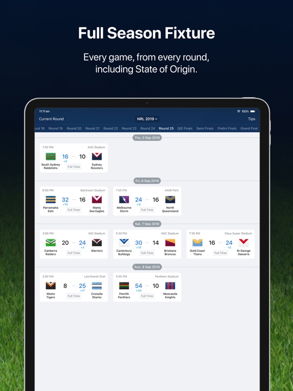 League Live for iPad: NRL news iPad screenshot 4 - Sports app