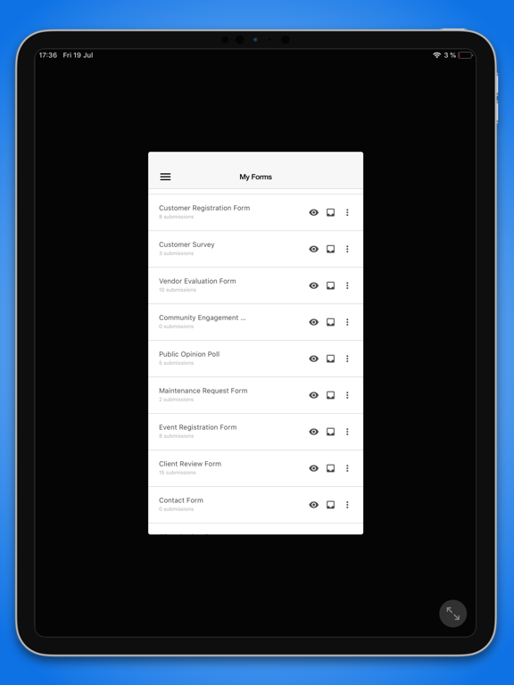 123FormBuilder Offline Forms