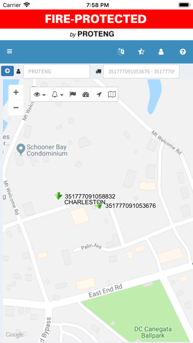Proteng GPS screenshot 2