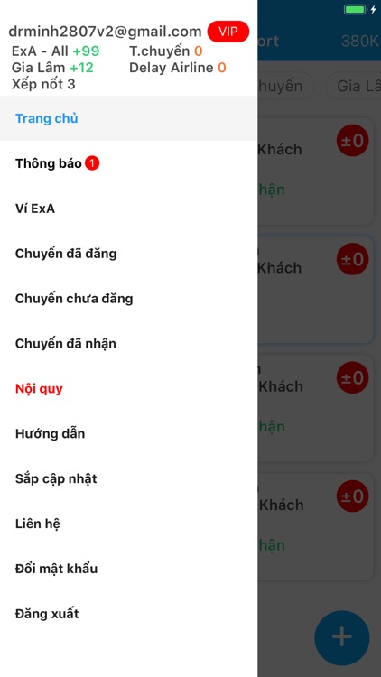 EXA - Exchange Trip for Driver