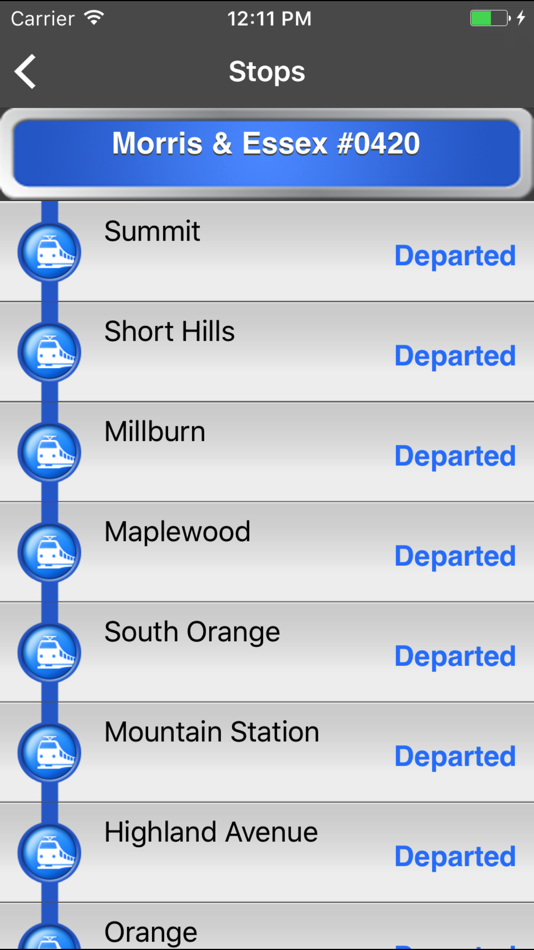 #3. onTime : NJT, Light Rail, Bus (iOS) 由: Mobileware Inc.