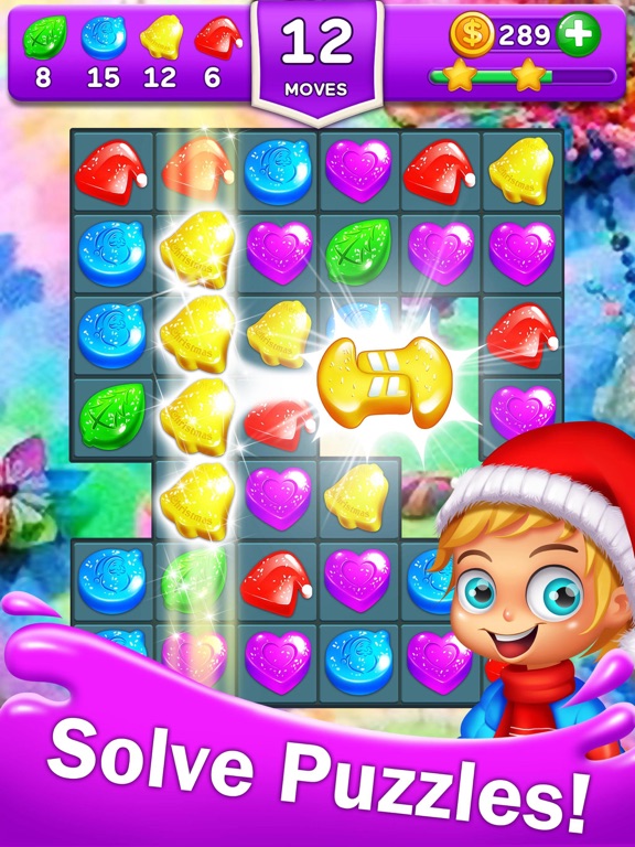 Sweet Splash - Christmas Match iPad screenshot 4 - Games app