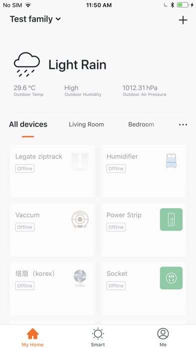 Legate Smart Home Screenshot