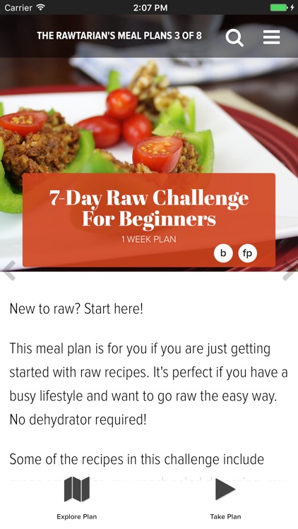 Rawtarian's Raw Meal Plans