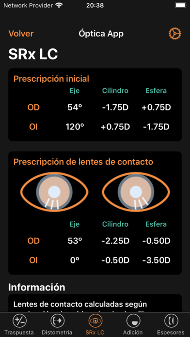 Optica-App screenshot