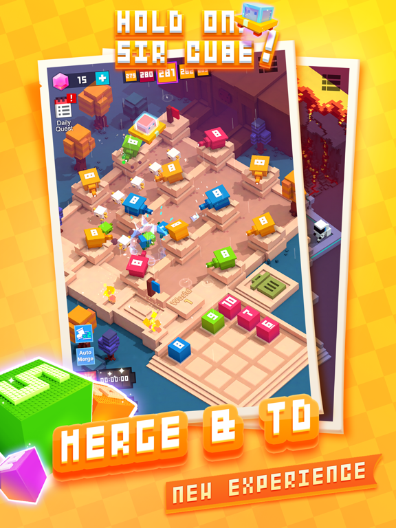 Hold on, Sir Cube! iPad screenshot