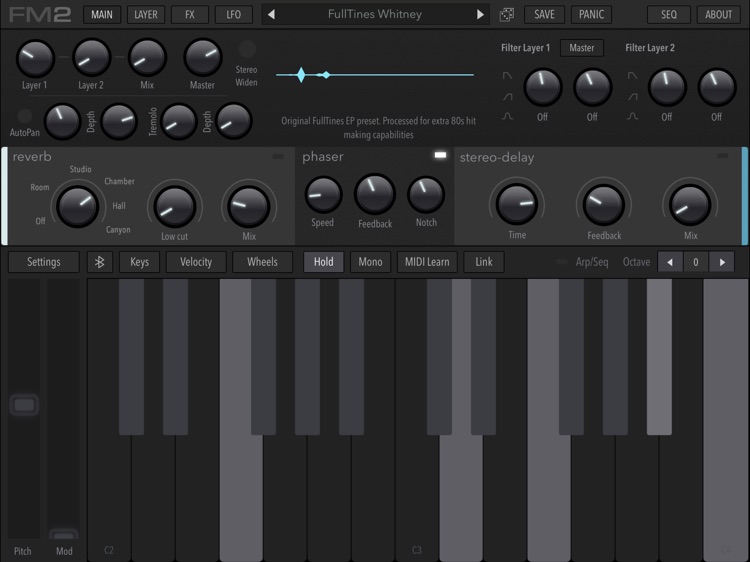 AudioKit FM Player 2: DX Synth