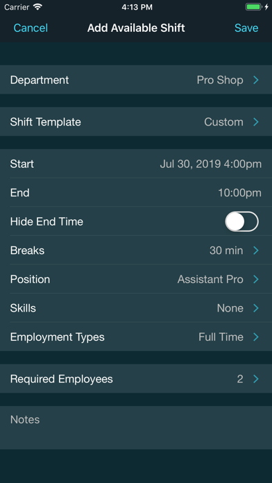 Shift Manager Plus screenshot 4