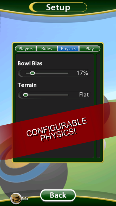 Virtual Lawn Bowls Screenshot