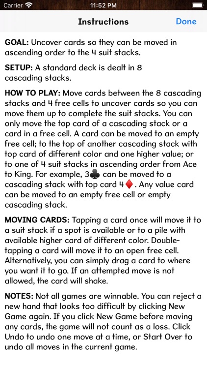 FreeCell Gold screenshot-4