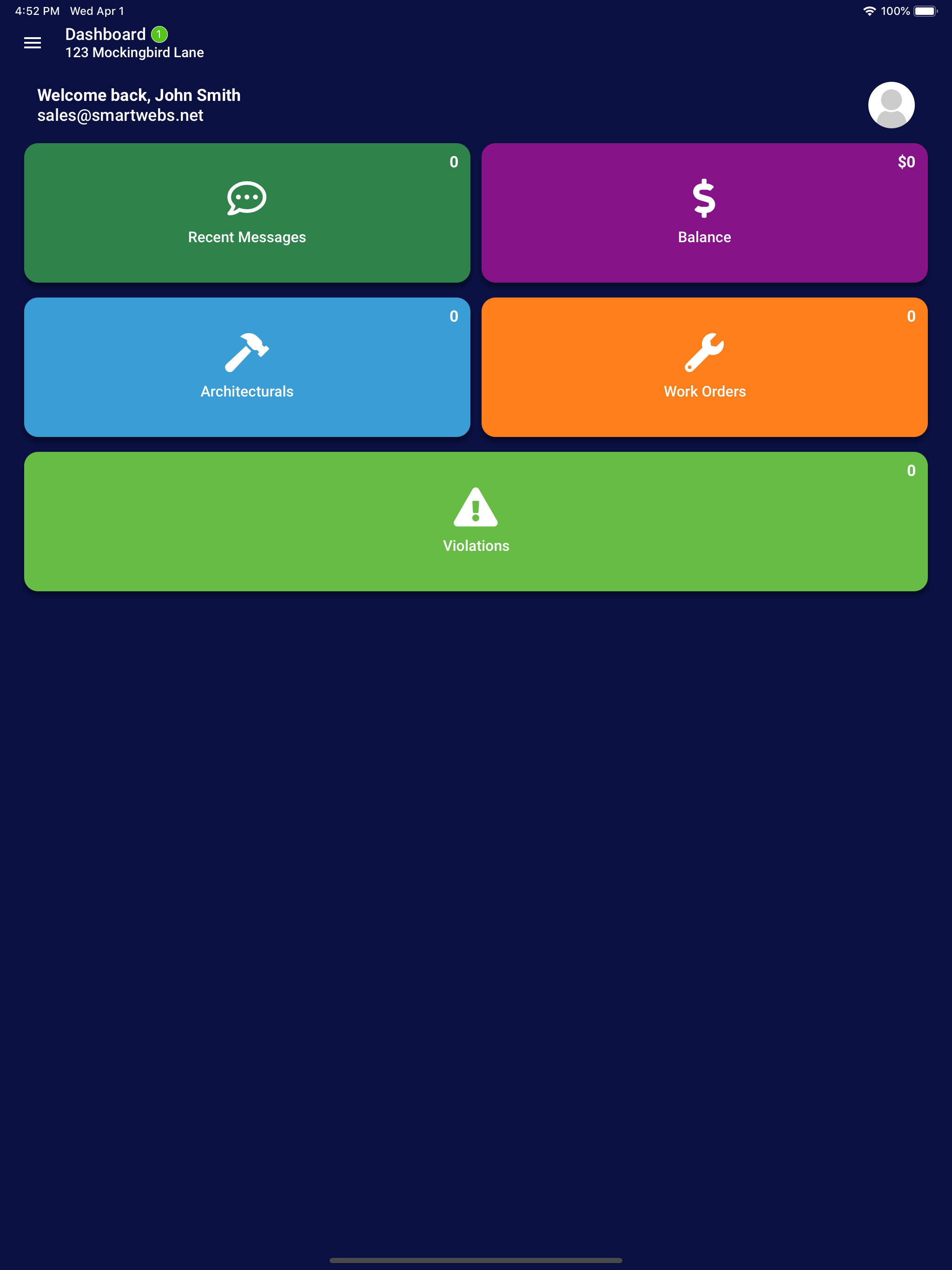 Smartwebs Portal