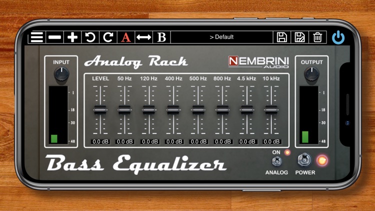 Analog Rack Bass Equalizer