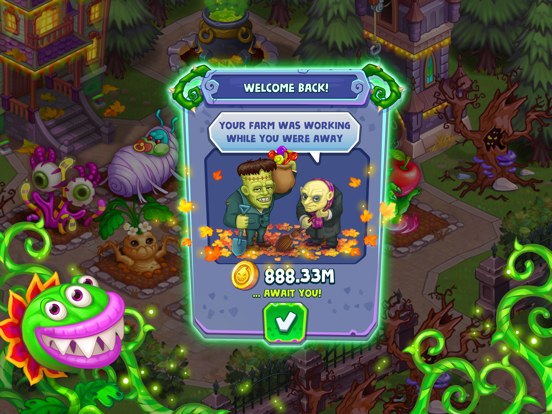 Idle Monster: Happy Mansion iPad screenshot 6 - Games app