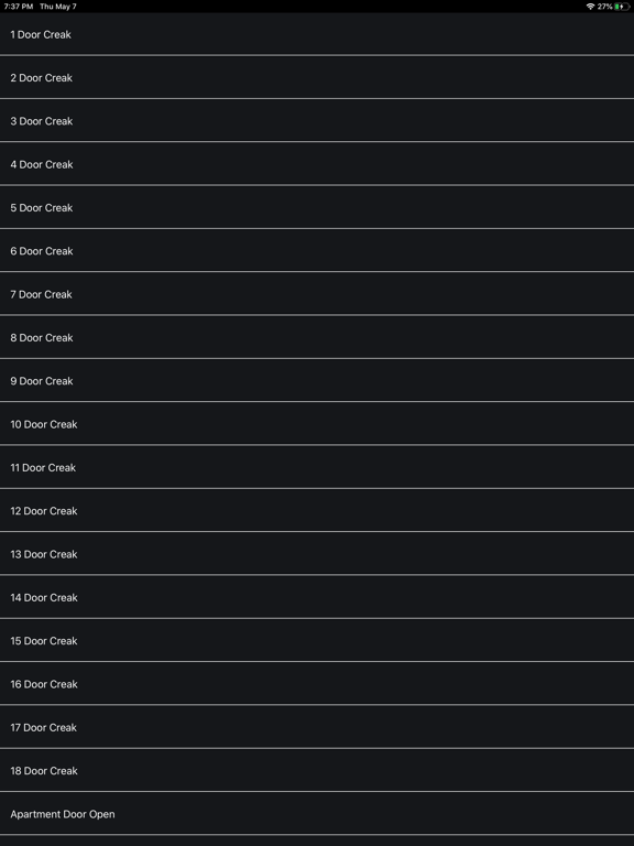 Screenshot #5 pour Door Creaking and Door Sounds