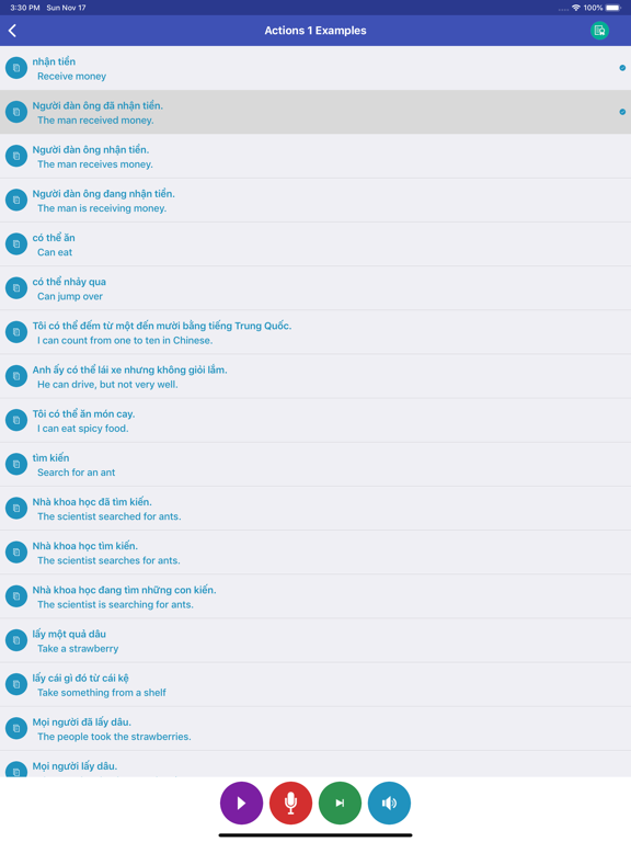 Learn Vietnamese Daily iPad screenshot