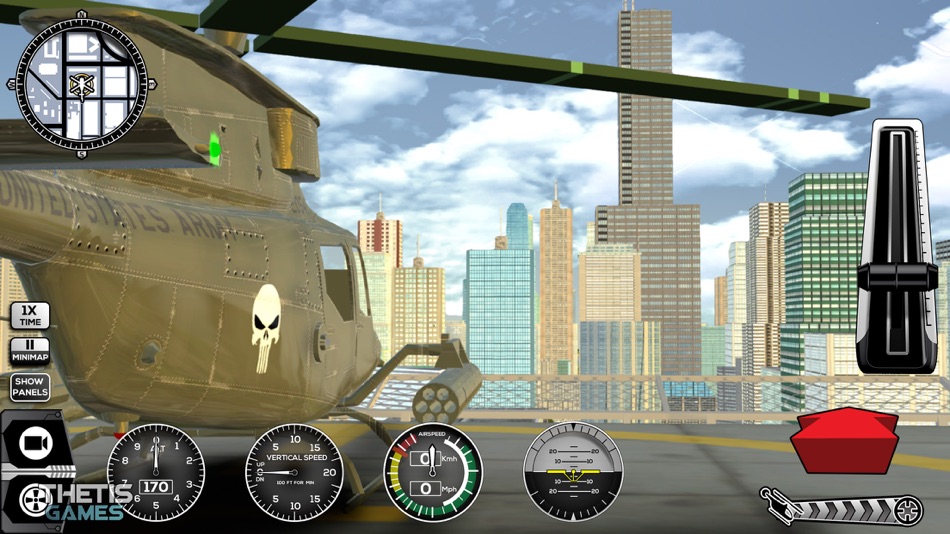 #2. Helicopter Simulator 2017 (iOS) 由: Thetis Consulting