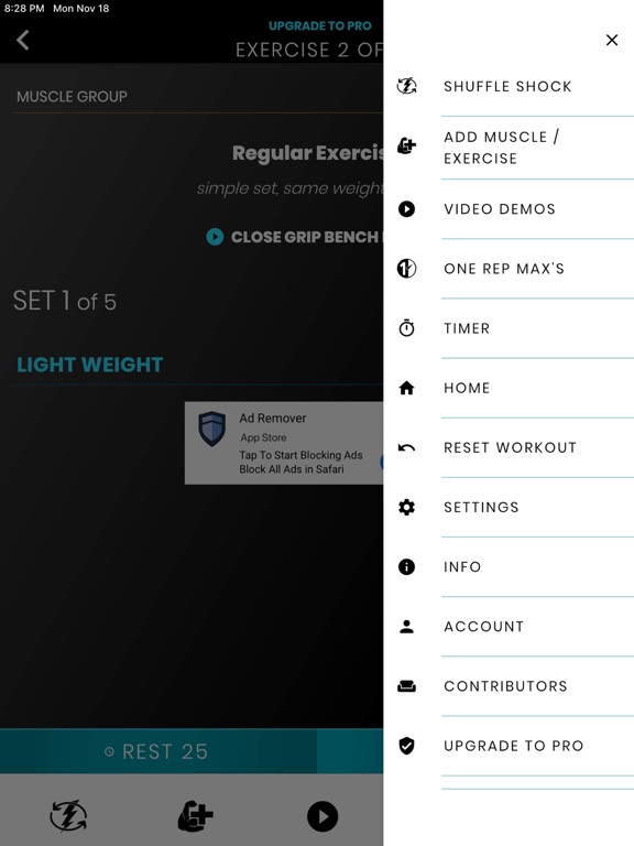 Muscle Shocker iPad screenshot 8 - Health & Fitness app