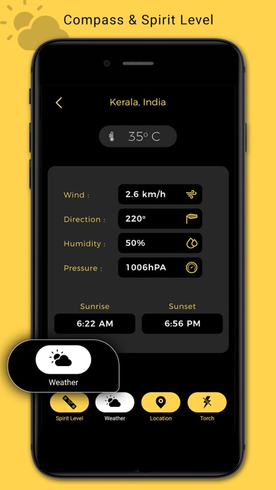 Screenshot #3 pour Digital Compass & Spirit Level