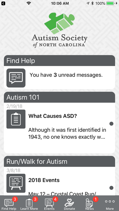 How to cancel & delete Autism Society of NC from iphone & ipad 1