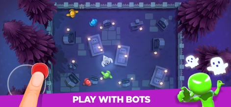 Stickman Party: 4 Player Games - Aventura Nocturna Bot