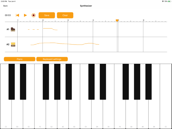 Music Synthesizer app screenshot 2