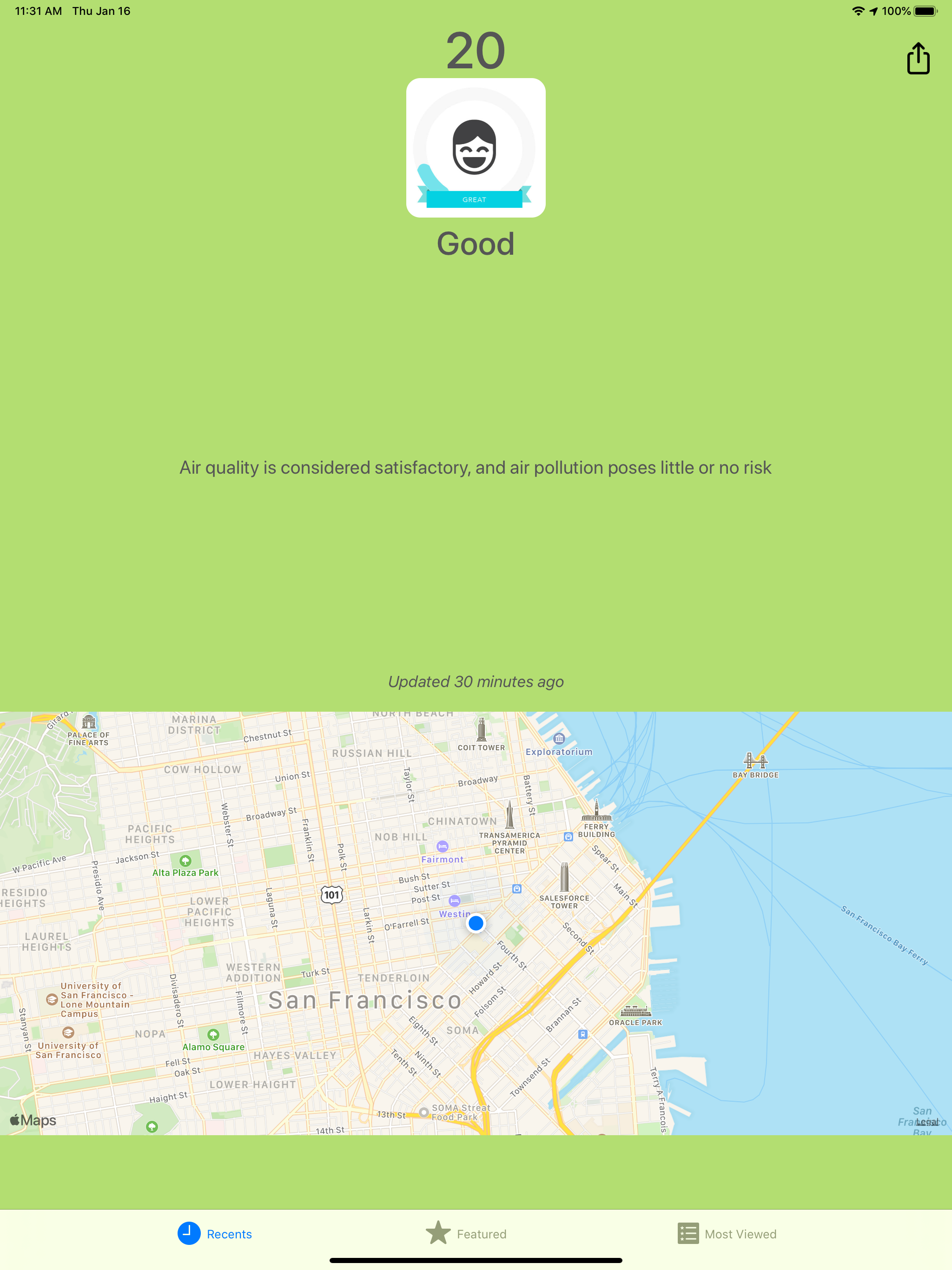 Air Quality - PM2.5 Australia