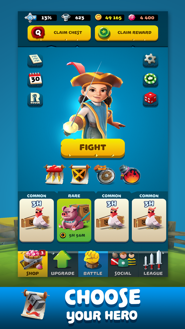 Knockdown Heroes Hack screenshot 2 - iOS game interface