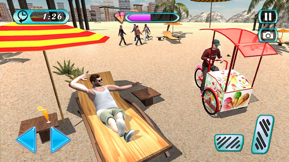 #2. Ice Cream Cart Delivery Boy 3D (iOS) 来自: Mohsin Usman