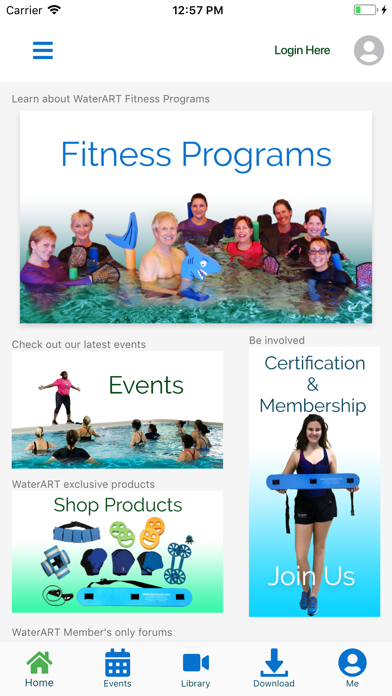 WaterART Fitness Screenshot