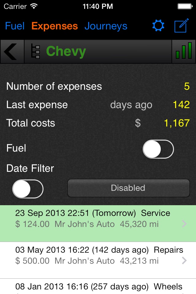 Car Logbook screenshot 4