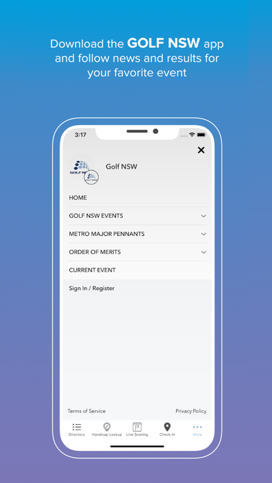 Golf NSW Screenshot