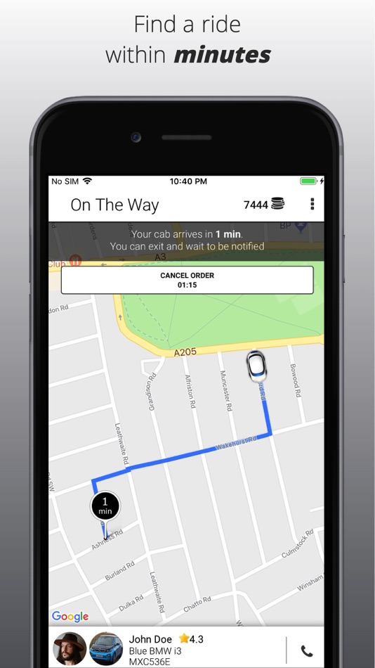 #2. Mobitaxis (iOS) 由: Digital Trans s.a.l.