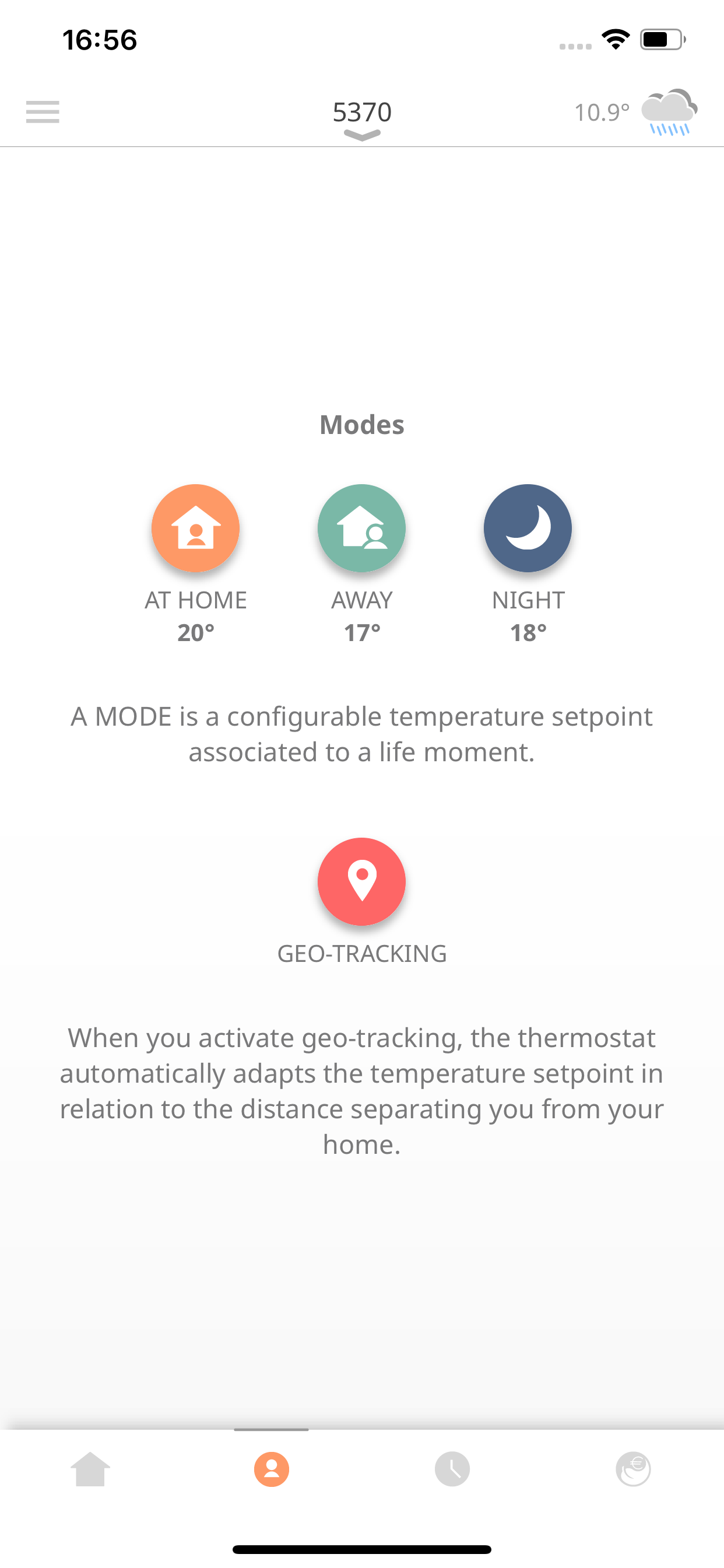 Connected Thermostat