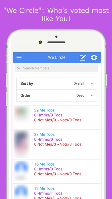 Me We Too iPhone screenshot 6 - Social Networking app